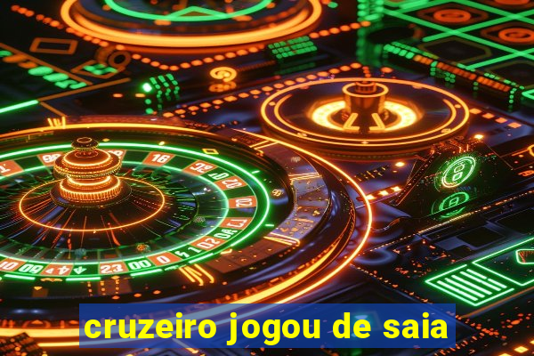 cruzeiro jogou de saia